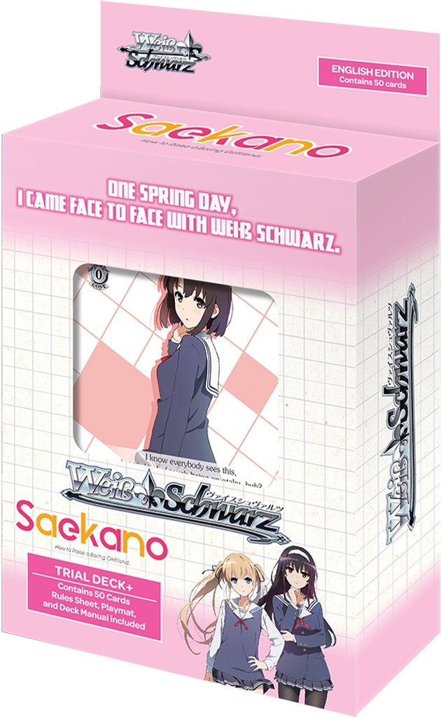 Image for Saekano: How to Raise a Boring Girlfriend Trial Deck+ - Weiss Schwarz