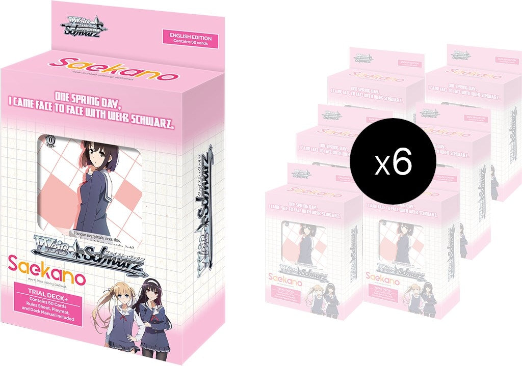 Image for Saekano: How to Raise a Boring Girlfriend Trial Deck+ Display - Weiss Schwarz