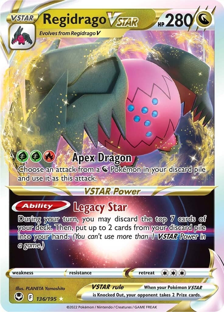 Image for Regidrago VSTAR (136/195) (SWSH12: Silver Tempest) (SWSH12) - Pokemon