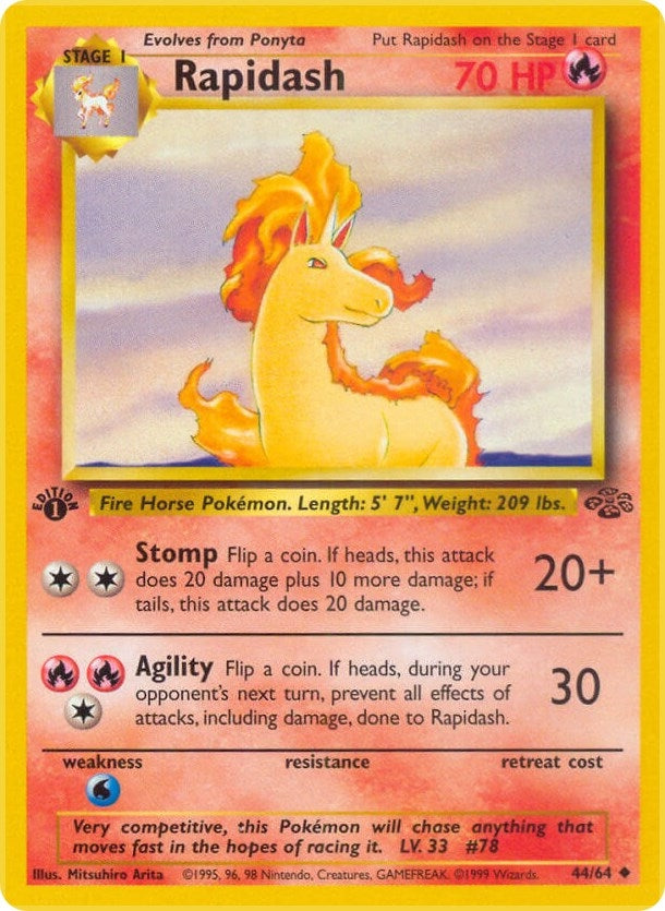 Image for Rapidash (44/64) (Jungle) - Pokemon
