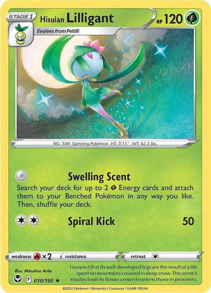 Image for Hisuian Lilligant (010/195) (SWSH12: Silver Tempest) (SWSH12) - Pokemon