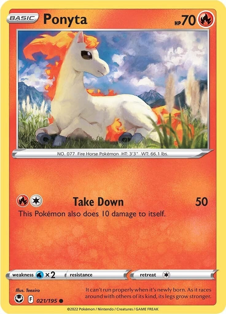 Image for Ponyta (021/195) (SWSH12: Silver Tempest) (SWSH12) - Pokemon