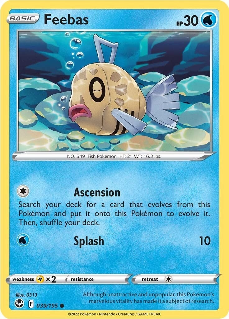Image for Feebas (039/195) (SWSH12: Silver Tempest) (SWSH12) - Pokemon