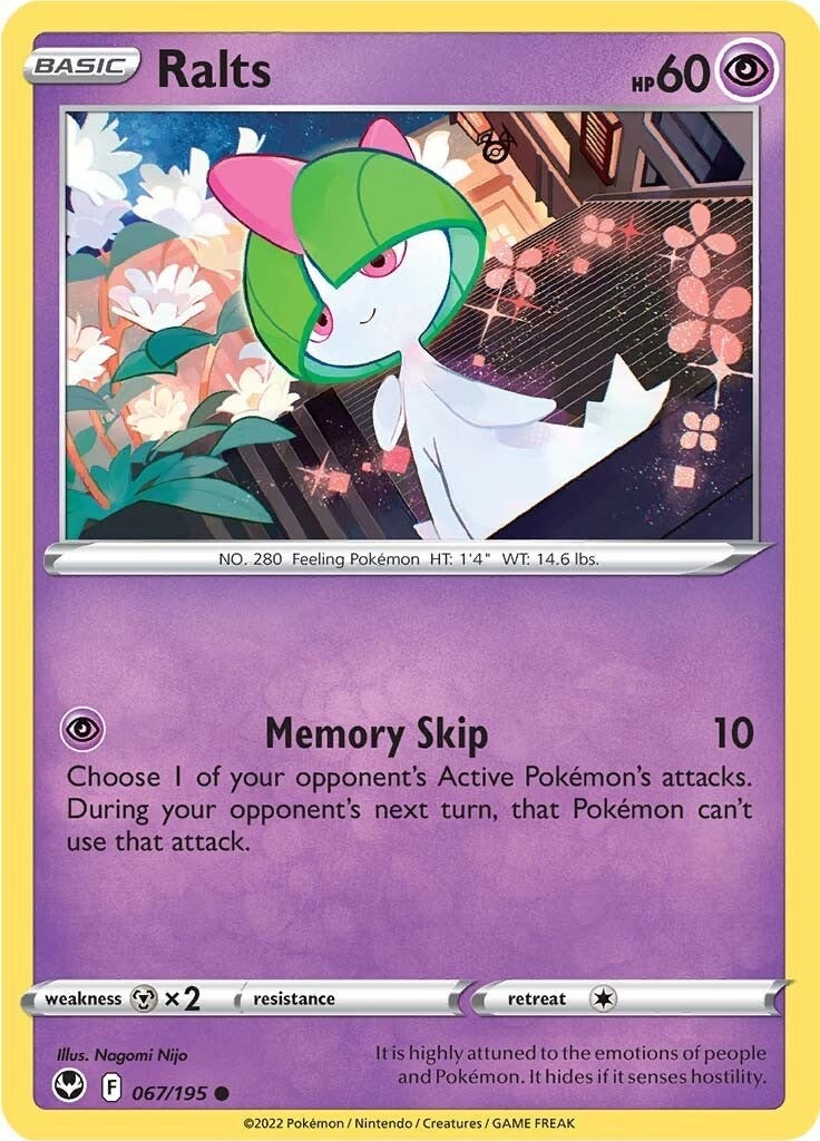 Image for Ralts (067/195) (SWSH12: Silver Tempest) (SWSH12) - Pokemon
