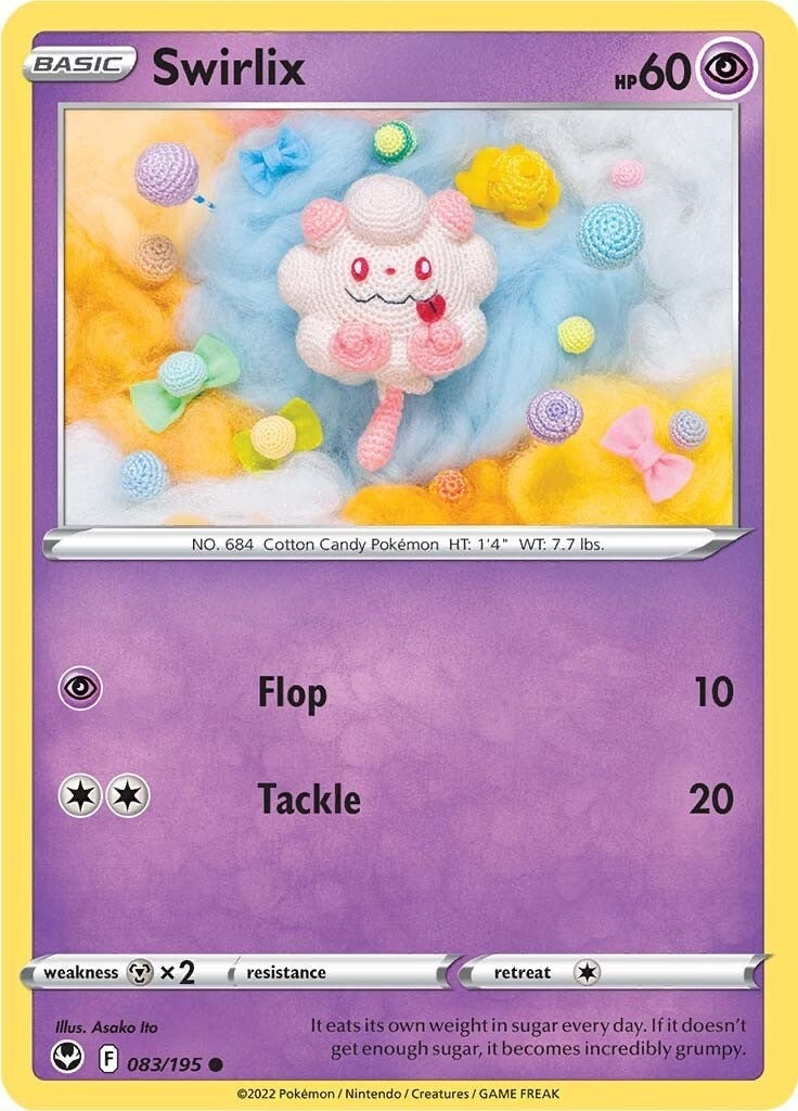 Image for Swirlix (083/195) (SWSH12: Silver Tempest) (SWSH12) - Pokemon