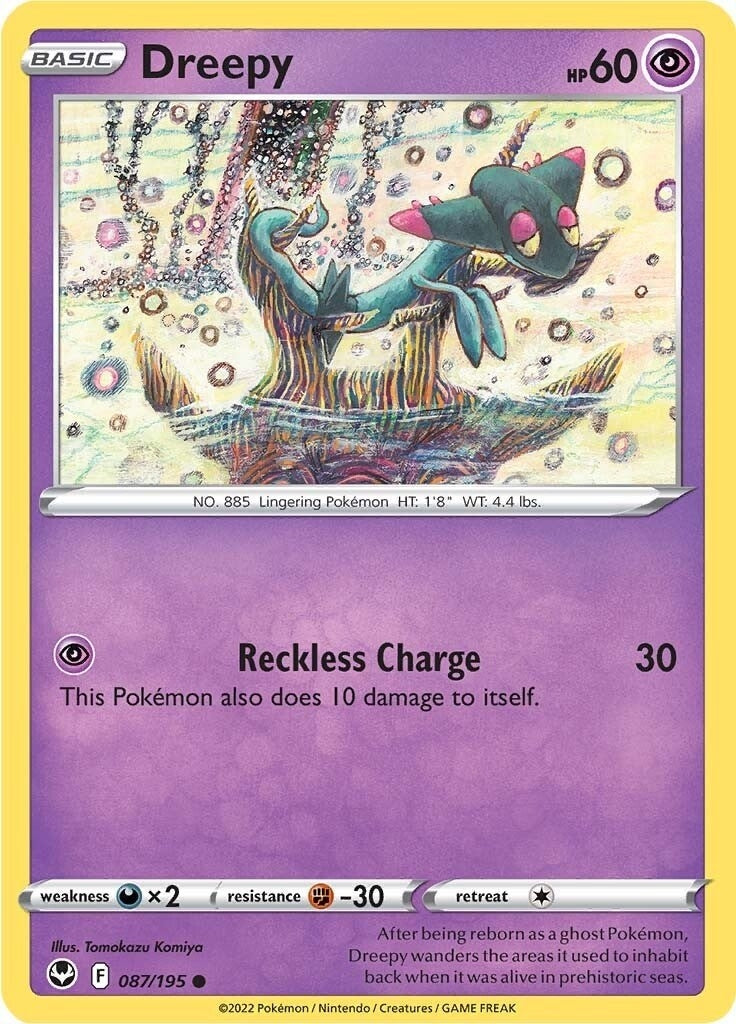 Image for Dreepy (087/195) (SWSH12: Silver Tempest) (SWSH12) - Pokemon