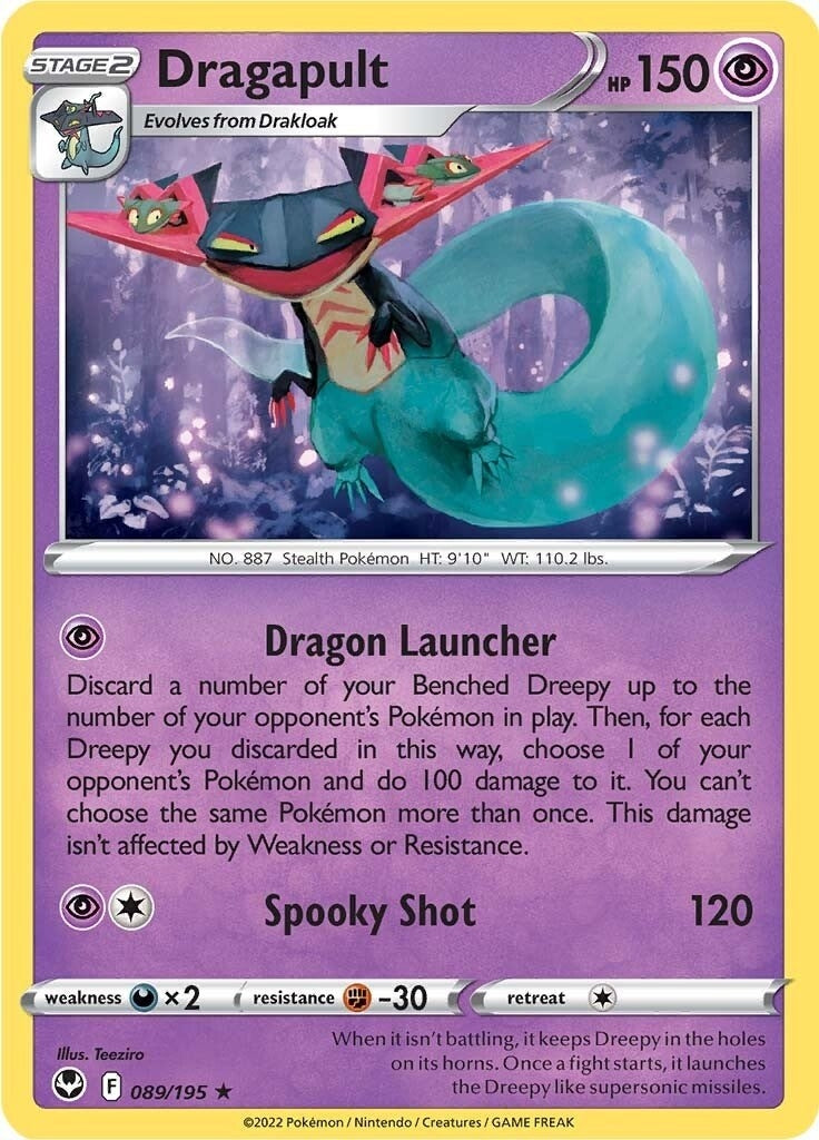 Image for Dragapult (089/195) (SWSH12: Silver Tempest) (SWSH12) - Pokemon