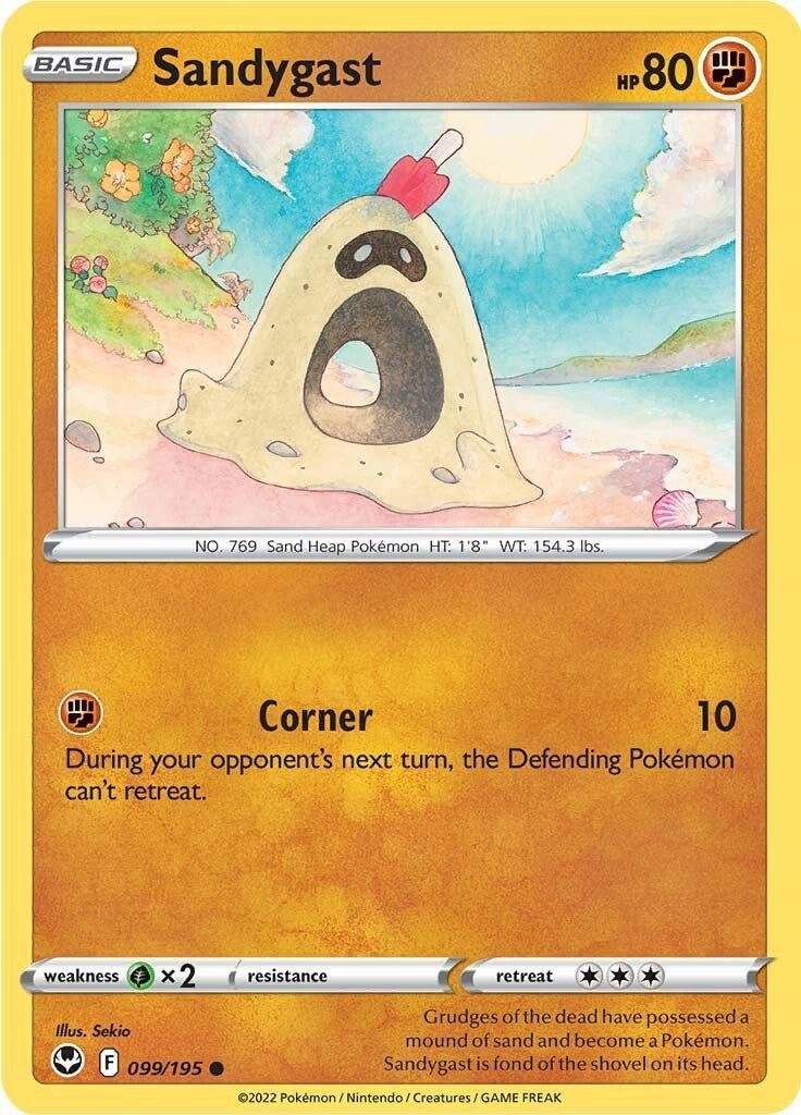 Image for Sandygast (099/195) (SWSH12: Silver Tempest) (SWSH12) - Pokemon