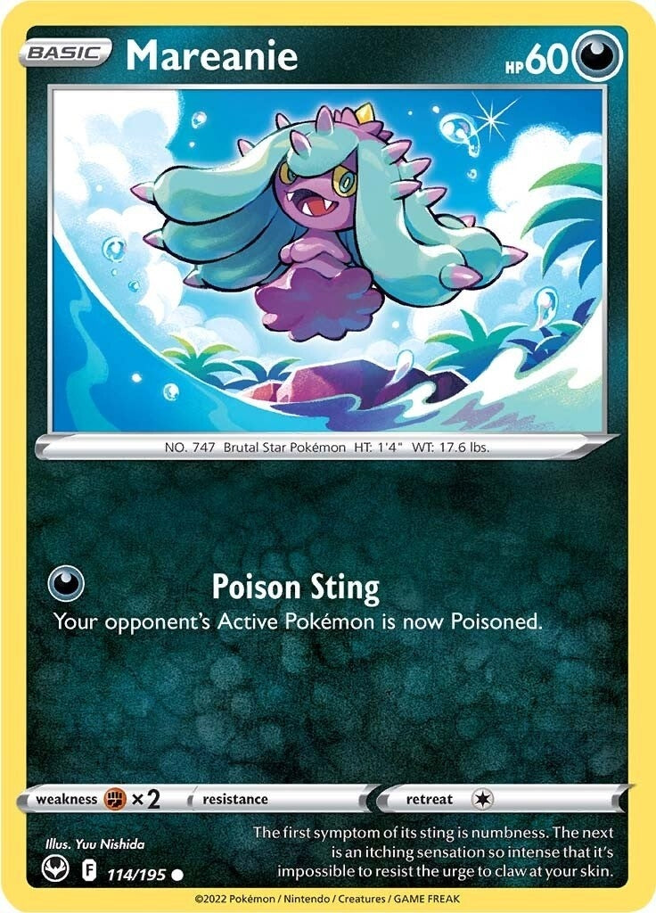 Image for Mareanie (114/195) (SWSH12: Silver Tempest) (SWSH12) - Pokemon
