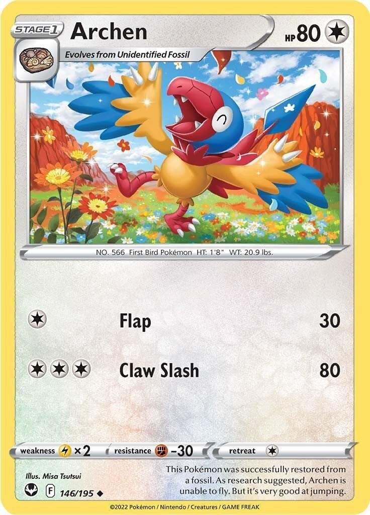 Image for Archen (146/195) (SWSH12: Silver Tempest) (SWSH12) - Pokemon