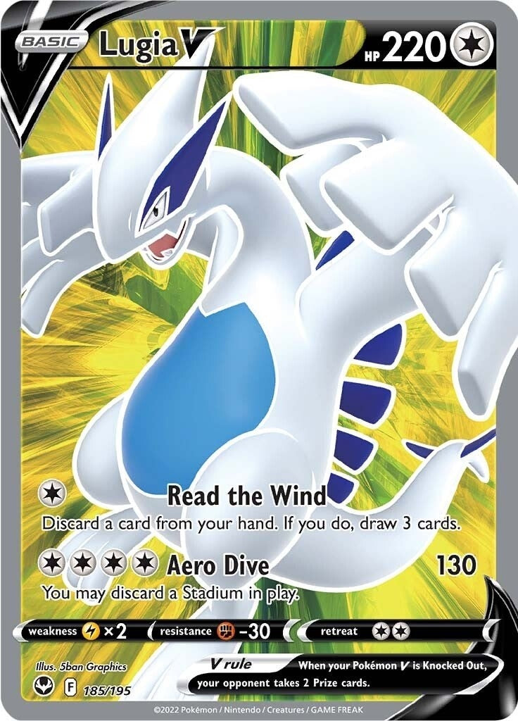 Image for Lugia V (Full Art) (185/195) (SWSH12: Silver Tempest) (SWSH12) - Pokemon