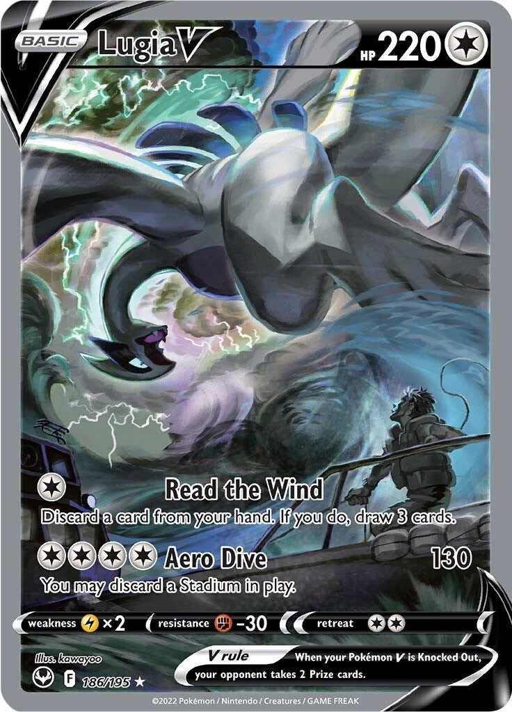 Image for Lugia V (Alternate Full Art) (186/195) (SWSH12: Silver Tempest) (SWSH12) - Pokemon