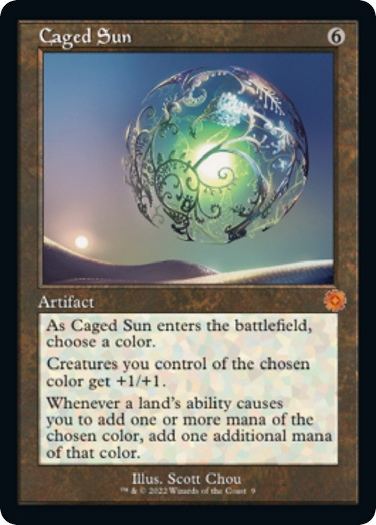 Caged Sun (9) (The Brothers' War: Retro Frame Artifacts)
