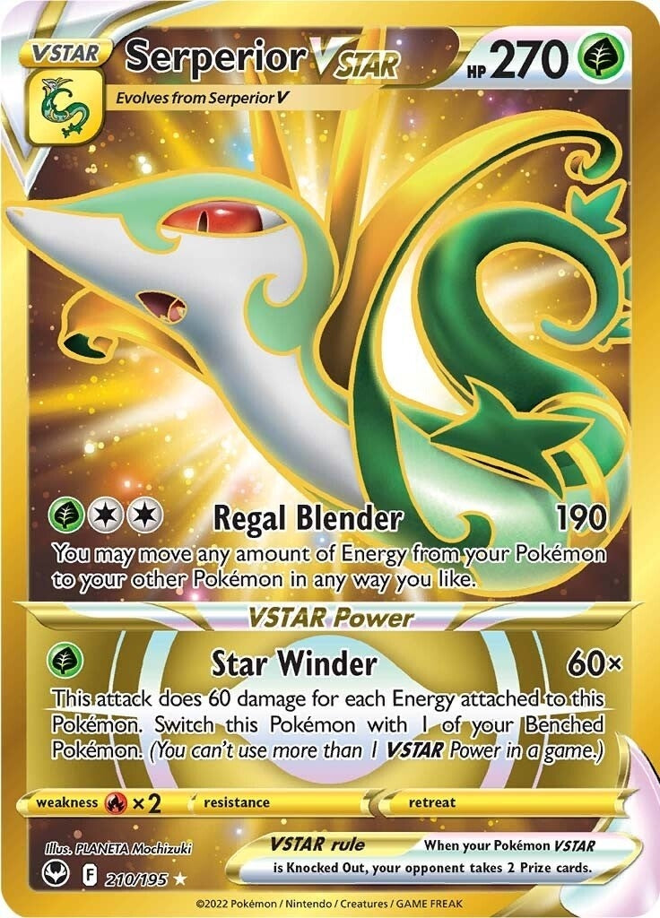 Image for Serperior VSTAR (Secret) (210) (210/195) (SWSH12: Silver Tempest) (SWSH12) - Pokemon