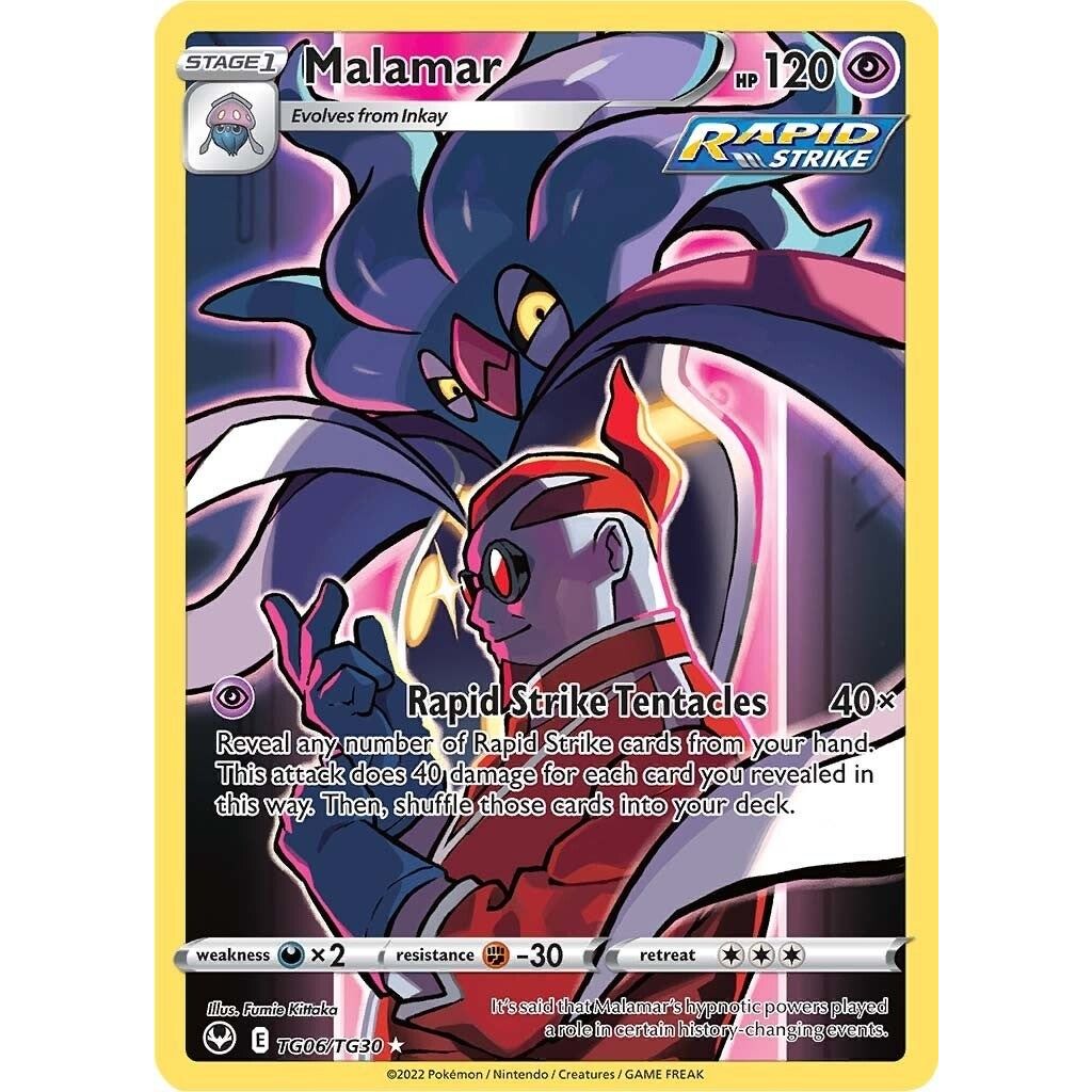 Malamar (TG06/TG30) (SWSH12: Silver Tempest Trainer Gallery) - PokeBox USA