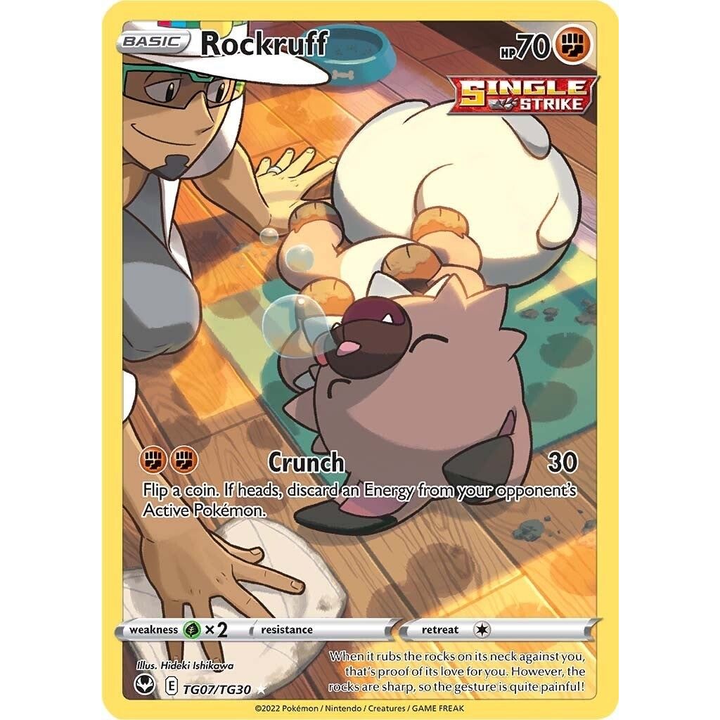Rockruff (TG07/TG30) (SWSH12: Silver Tempest Trainer Gallery) - PokeBox USA