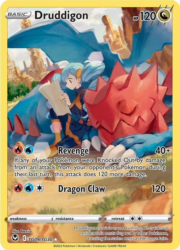 Druddigon (TG09/TG30) (SWSH12: Silver Tempest Trainer Gallery)