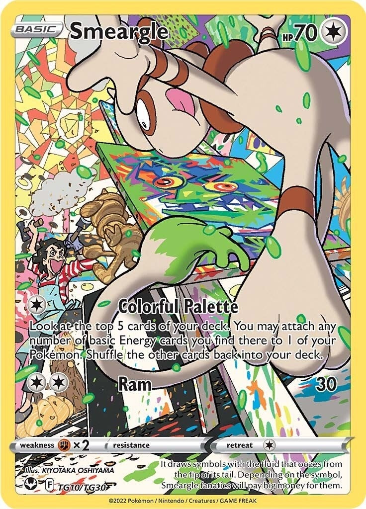 Smeargle (TG10/TG30) (SWSH12: Silver Tempest Trainer Gallery)