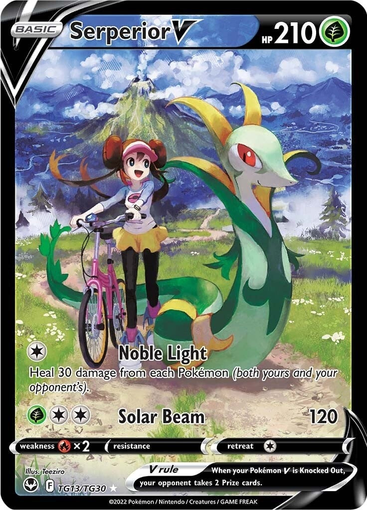Serperior V (TG13/TG30) (SWSH12: Silver Tempest Trainer Gallery)
