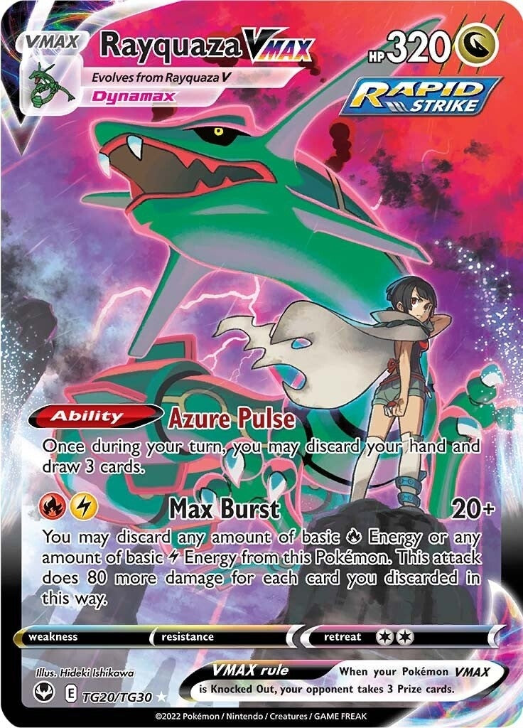 Rayquaza VMAX (TG20/TG30) (SWSH12: Silver Tempest Trainer Gallery) - PokeBox USA