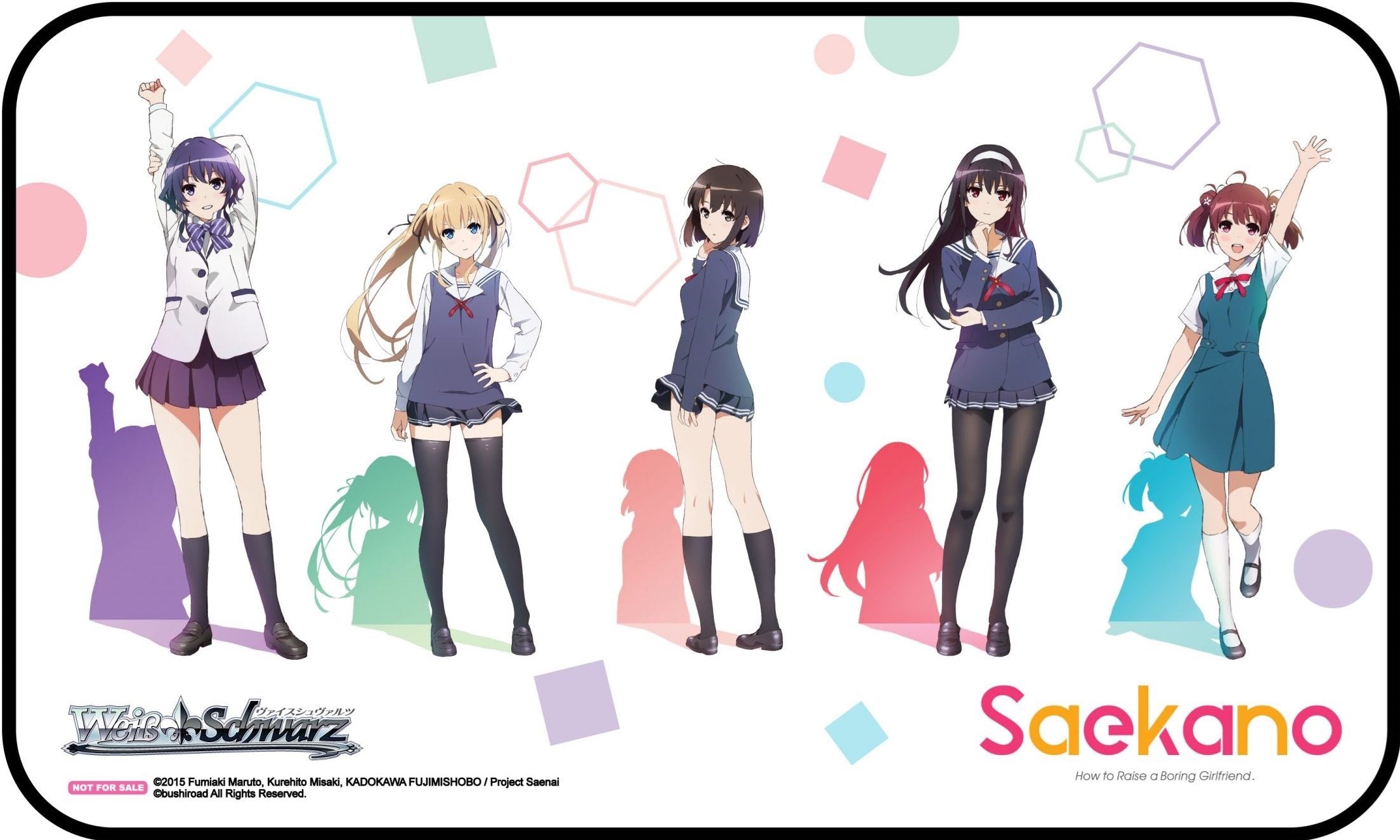 Image for Weiss Schwarz Preorder Stitched Playmat - Saekano: How to Raise a Boring Girlfriend - Playmats