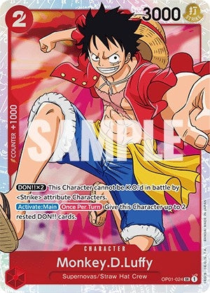 Monkey.D.Luffy (024) (OP01-024) (Romance Dawn)