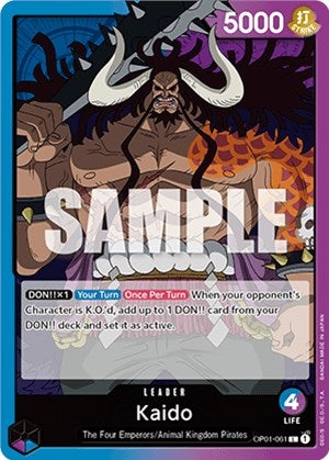 Image for Kaido (061) (OP01-061) (Romance Dawn) (OP01) - One Piece Card Game