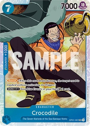 Image for Crocodile (067) (OP01-067) (Romance Dawn) (OP01) - One Piece Card Game