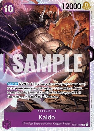 Image for Kaido (094) (OP01-094) (Romance Dawn) (OP01) - One Piece Card Game