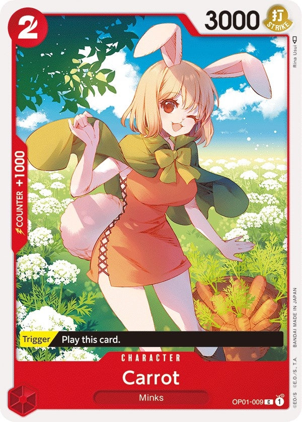 Image for Carrot (OP01-009) (Romance Dawn) (OP01) - One Piece Card Game