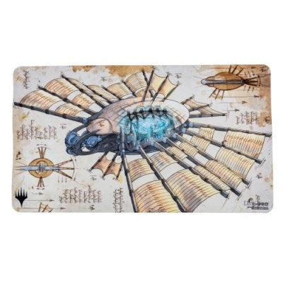 Image for The Brothers' War Schematic Art Ornithopter Playmat for Magic: The Gathering - Playmats