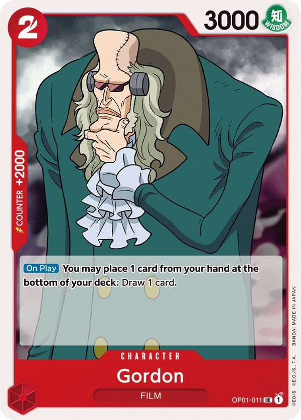 Image for Gordon (OP01-011) (Romance Dawn) (OP01) - One Piece Card Game