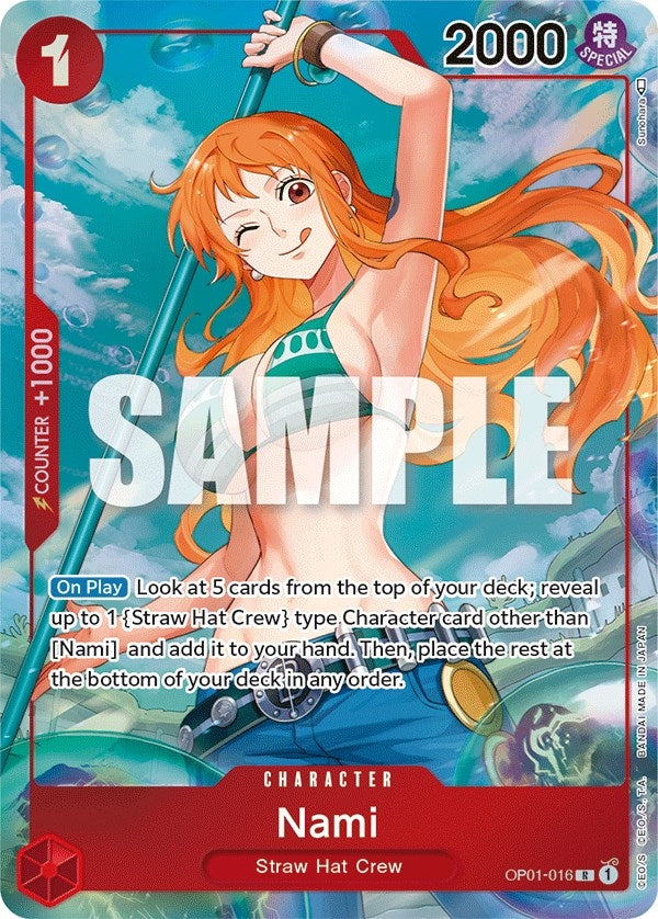 Image for Nami (Parallel) (OP01-016) (Romance Dawn) (OP01) - One Piece Card Game