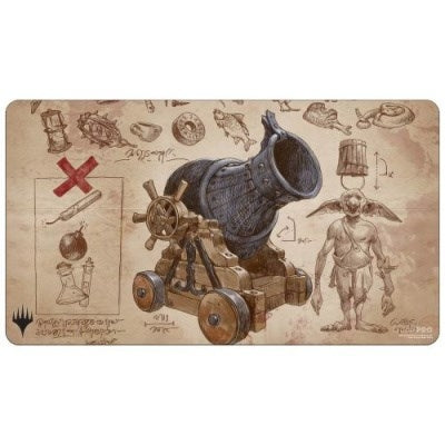 Image for The Brothers' War Schematic Art Goblin Charbelcher Playmat for Magic: The Gathering - Playmats