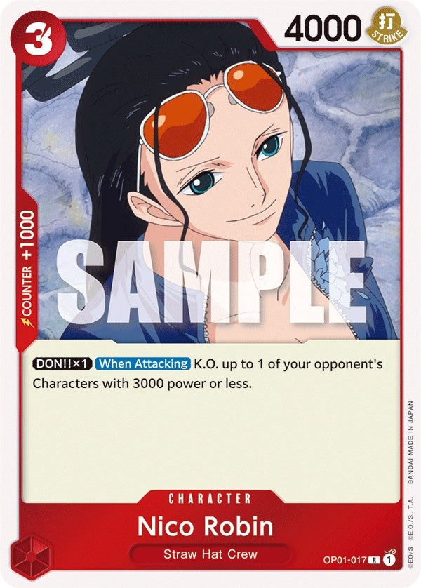 Image for Nico Robin (OP01-017) (Romance Dawn) (OP01) - One Piece Card Game