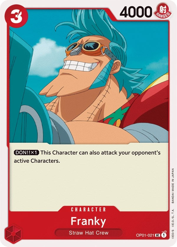Image for Franky (OP01-021) (Romance Dawn) (OP01) - One Piece Card Game