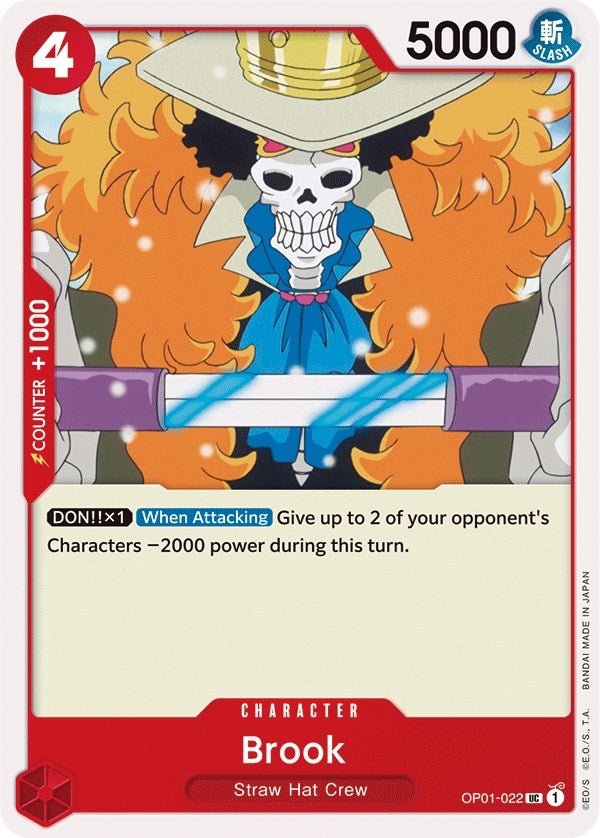 Image for Brook (OP01-022) (Romance Dawn) (OP01) - One Piece Card Game