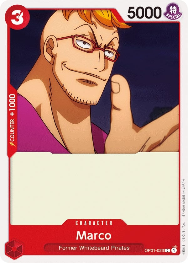 Image for Marco (OP01-023) (Romance Dawn) (OP01) - One Piece Card Game
