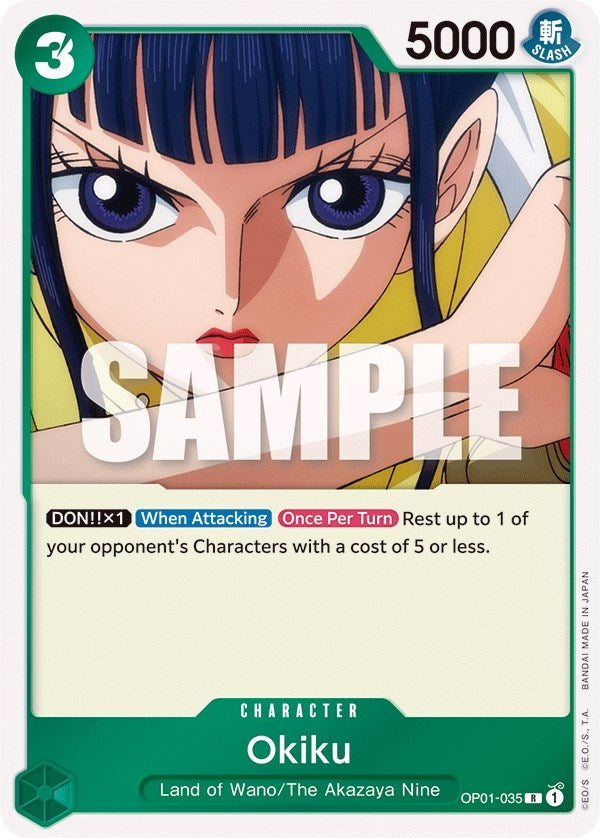 Image for Okiku (OP01-035) (Romance Dawn) (OP01) - One Piece Card Game