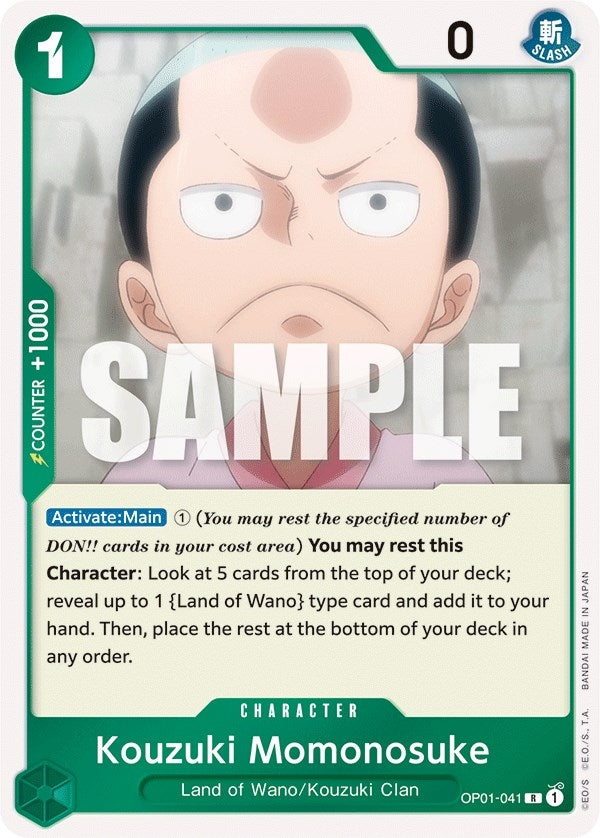 Image for Kouzuki Momonosuke (OP01-041) (Romance Dawn) (OP01) - One Piece Card Game