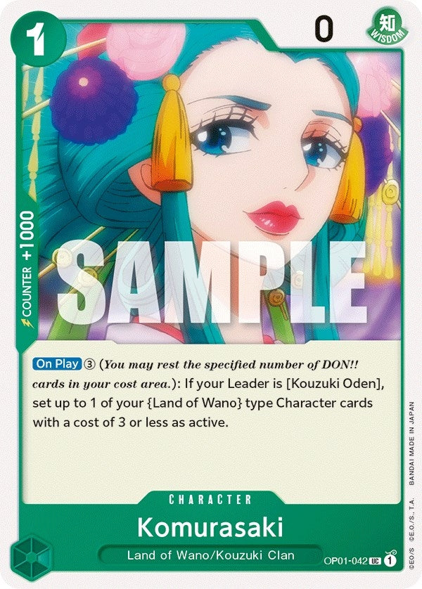 Image for Komurasaki (OP01-042) (Romance Dawn) (OP01) - One Piece Card Game