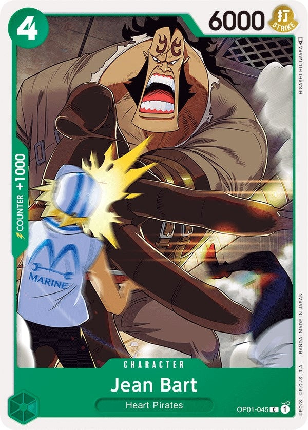 Image for Jean Bart (OP01-045) (Romance Dawn) (OP01) - One Piece Card Game