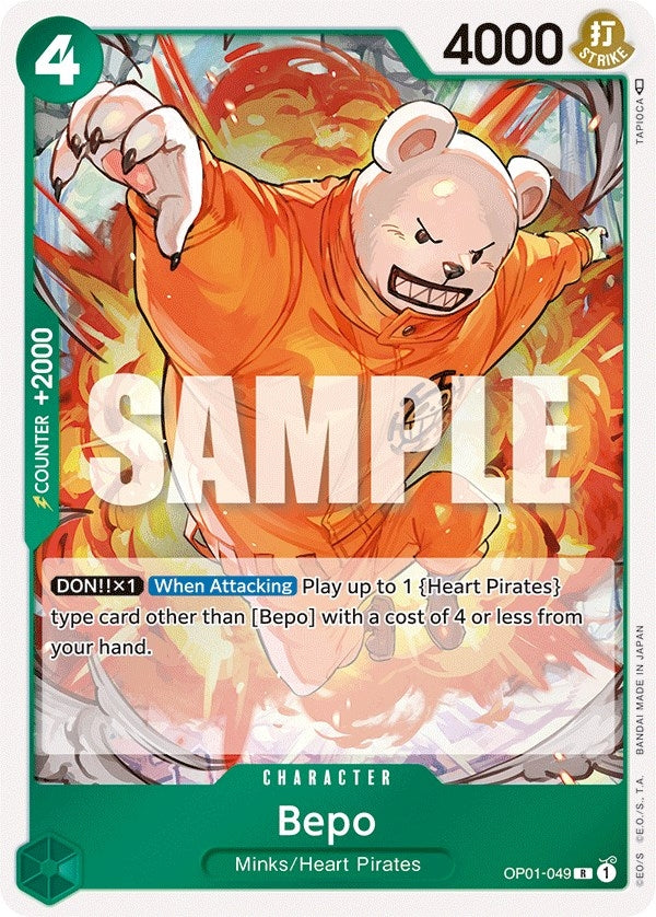 Image for Bepo (OP01-049) (Romance Dawn) (OP01) - One Piece Card Game
