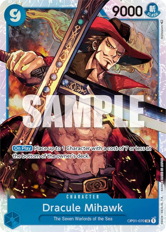 Image for Dracule Mihawk (OP01-070) (Romance Dawn) (OP01) - One Piece Card Game