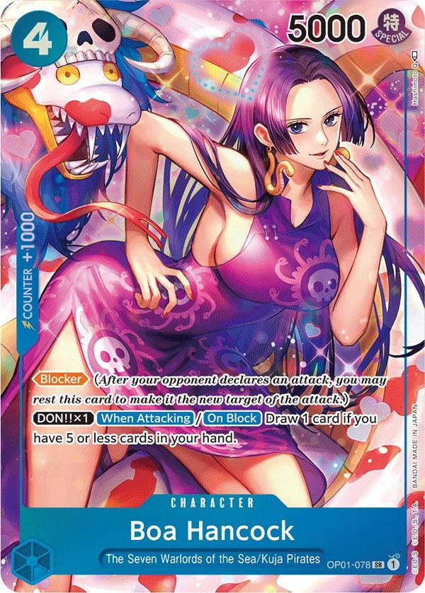 Image for Boa Hancock (Parallel) (OP01-078) (Romance Dawn) (OP01) - One Piece Card Game