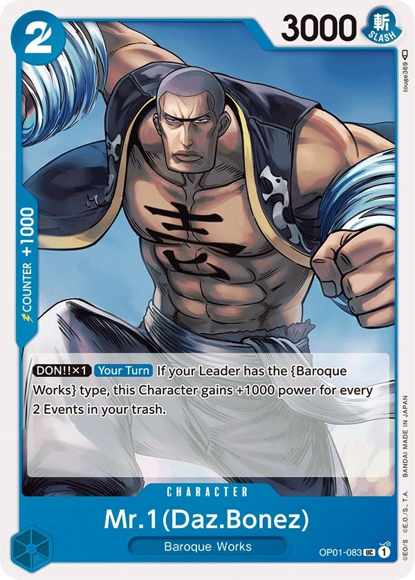 Image for Mr.1 (Daz.Bonez) (OP01-083) (Romance Dawn) (OP01) - One Piece Card Game
