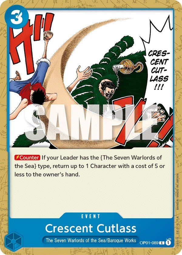 Image for Crescent Cutlass (OP01-089) (Romance Dawn) (OP01) - One Piece Card Game