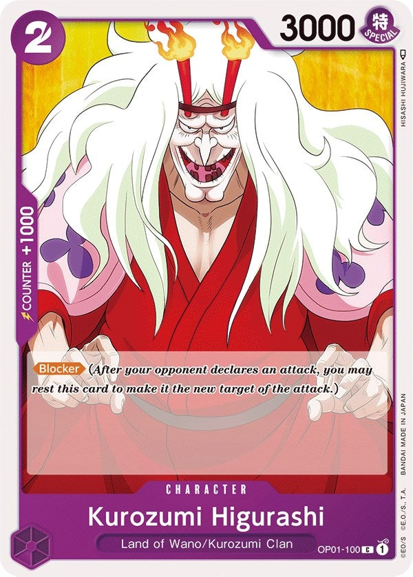 Image for Kurozumi Higurashi (OP01-100) (Romance Dawn) (OP01) - One Piece Card Game