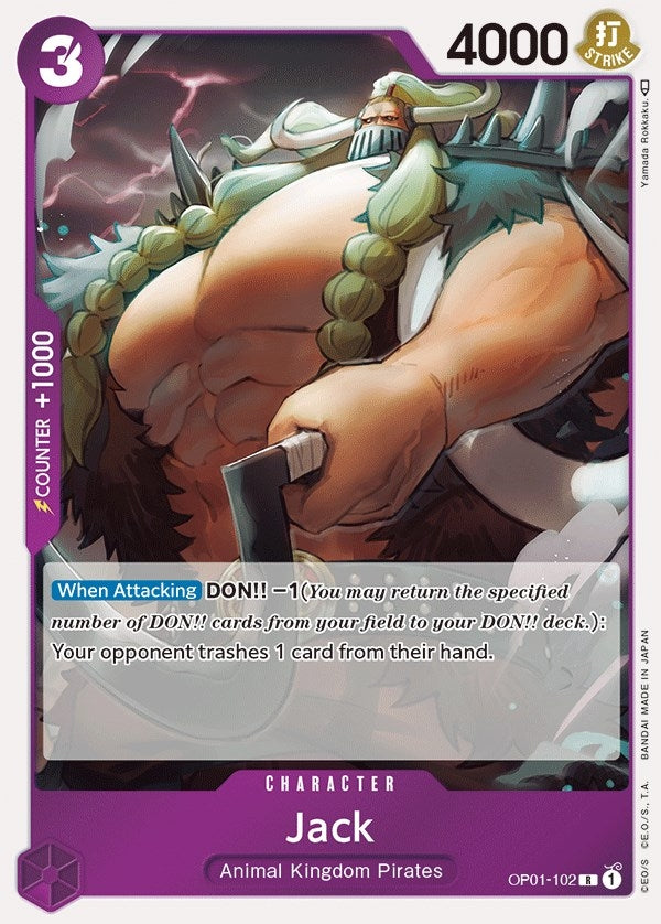 Image for Jack (OP01-102) (Romance Dawn) (OP01) - One Piece Card Game