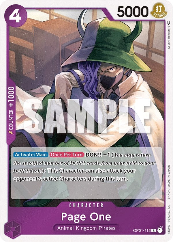 Image for Page One (OP01-112) (Romance Dawn) (OP01) - One Piece Card Game